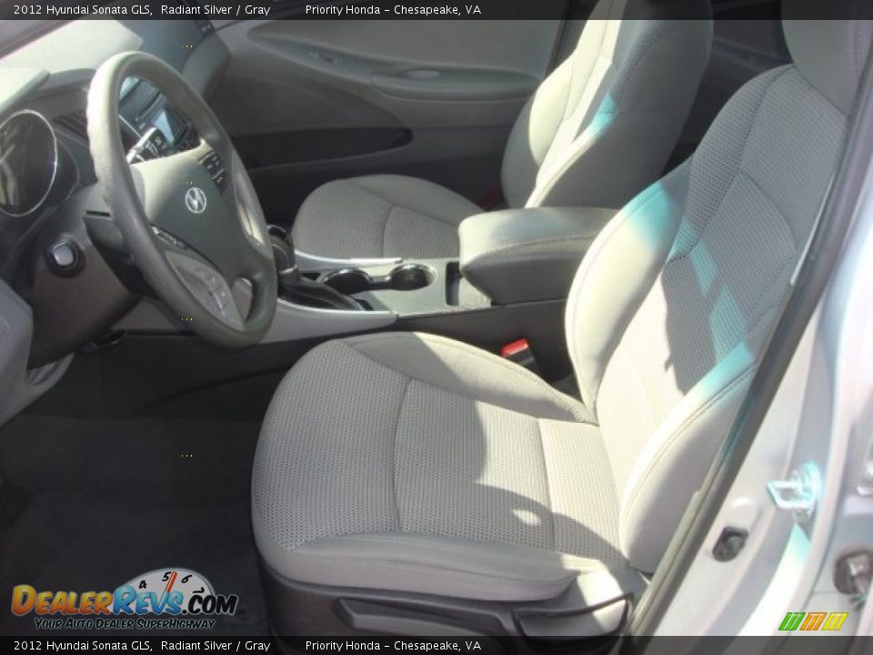2012 Hyundai Sonata GLS Radiant Silver / Gray Photo #8