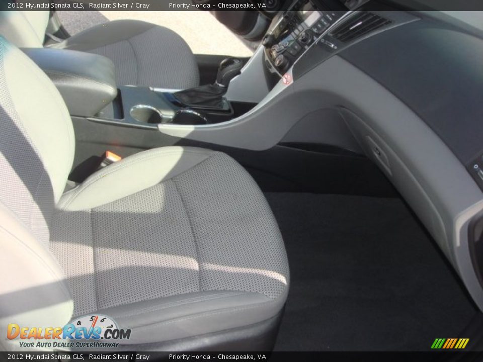 2012 Hyundai Sonata GLS Radiant Silver / Gray Photo #11