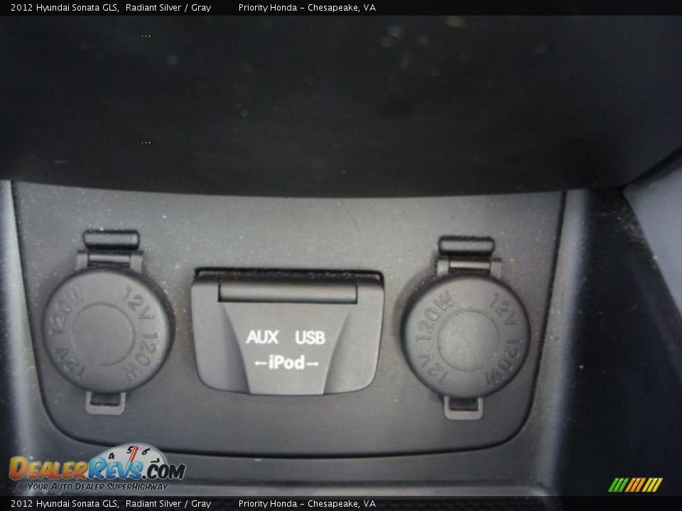 2012 Hyundai Sonata GLS Radiant Silver / Gray Photo #17