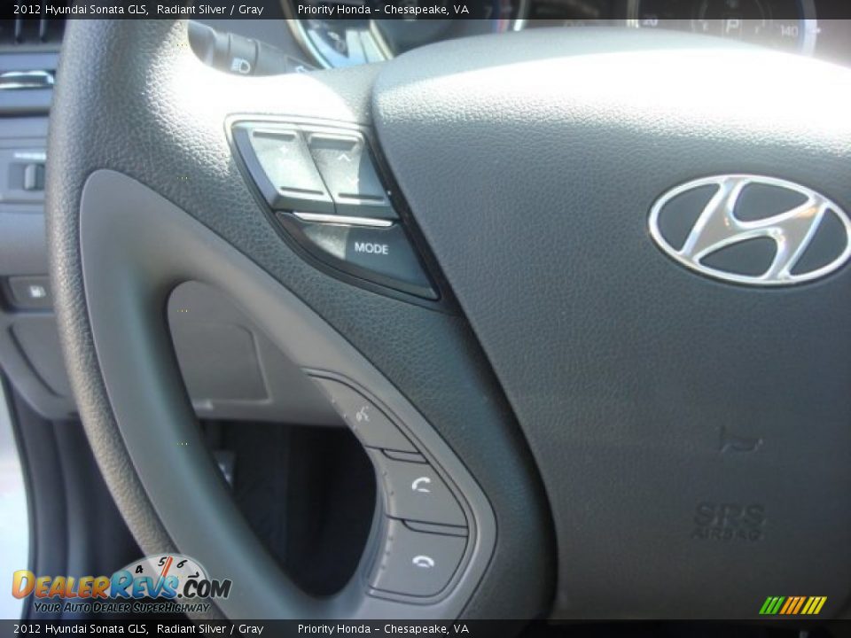 2012 Hyundai Sonata GLS Radiant Silver / Gray Photo #19