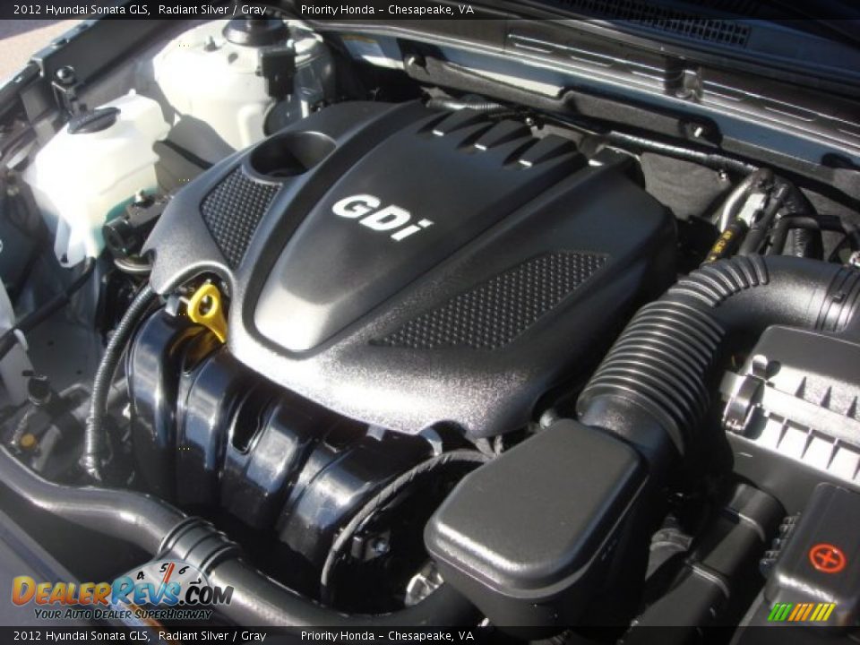 2012 Hyundai Sonata GLS Radiant Silver / Gray Photo #22