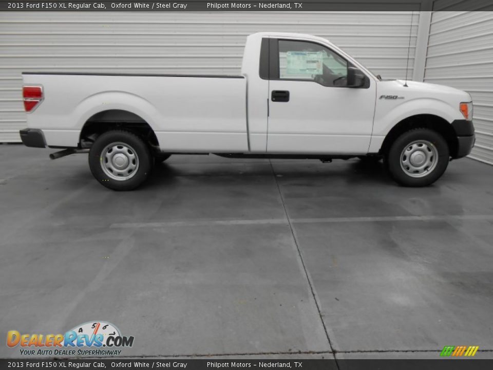 2013 Ford F150 XL Regular Cab Oxford White / Steel Gray Photo #2