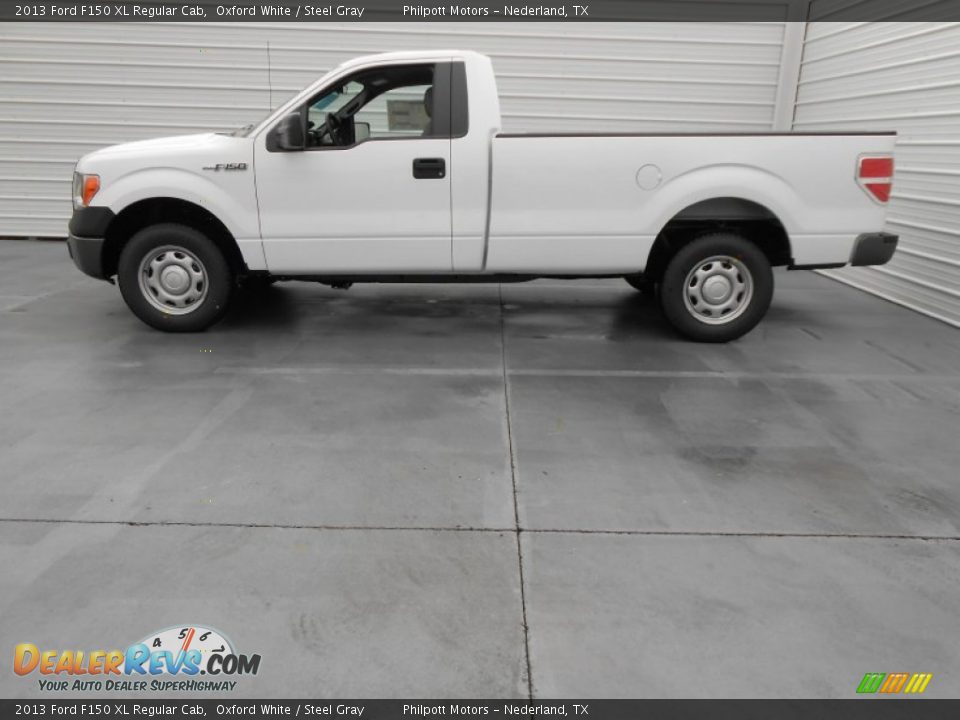 2013 Ford F150 XL Regular Cab Oxford White / Steel Gray Photo #7