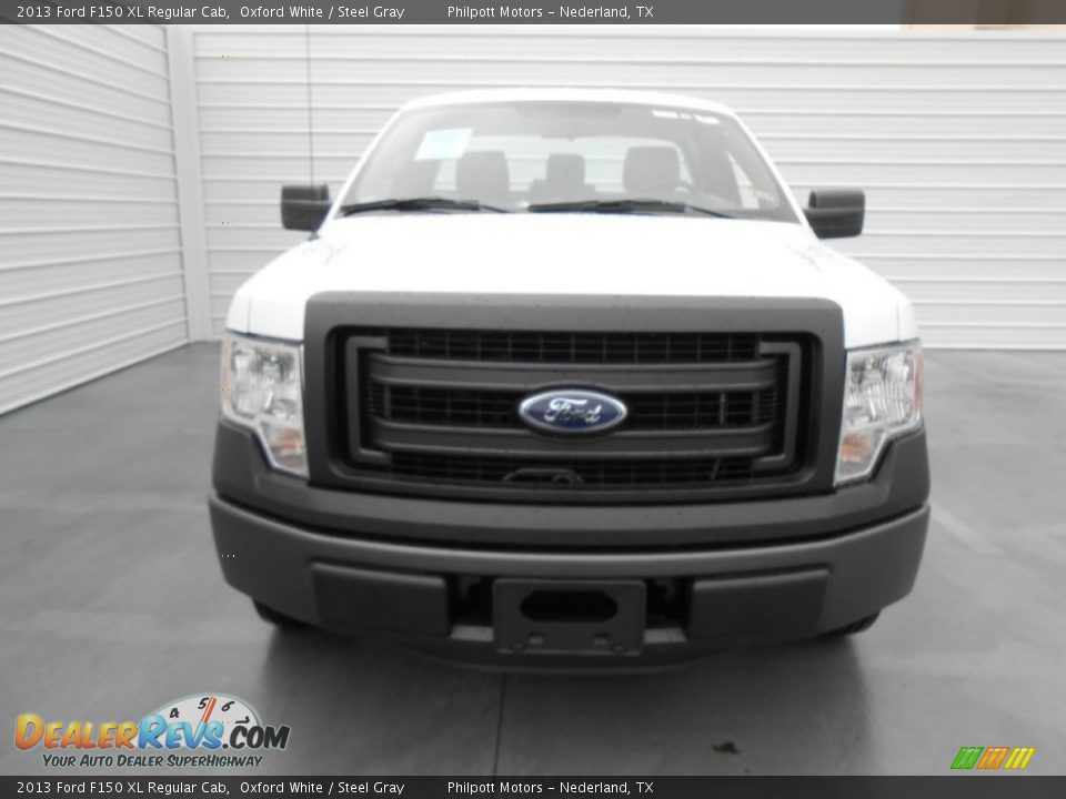 2013 Ford F150 XL Regular Cab Oxford White / Steel Gray Photo #9