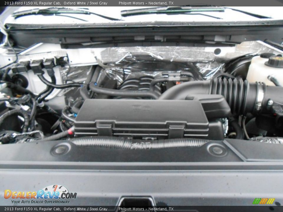 2013 Ford F150 XL Regular Cab Oxford White / Steel Gray Photo #16