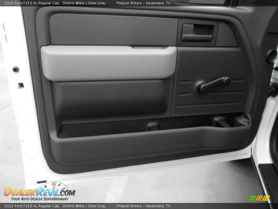 2013 Ford F150 XL Regular Cab Oxford White / Steel Gray Photo #18