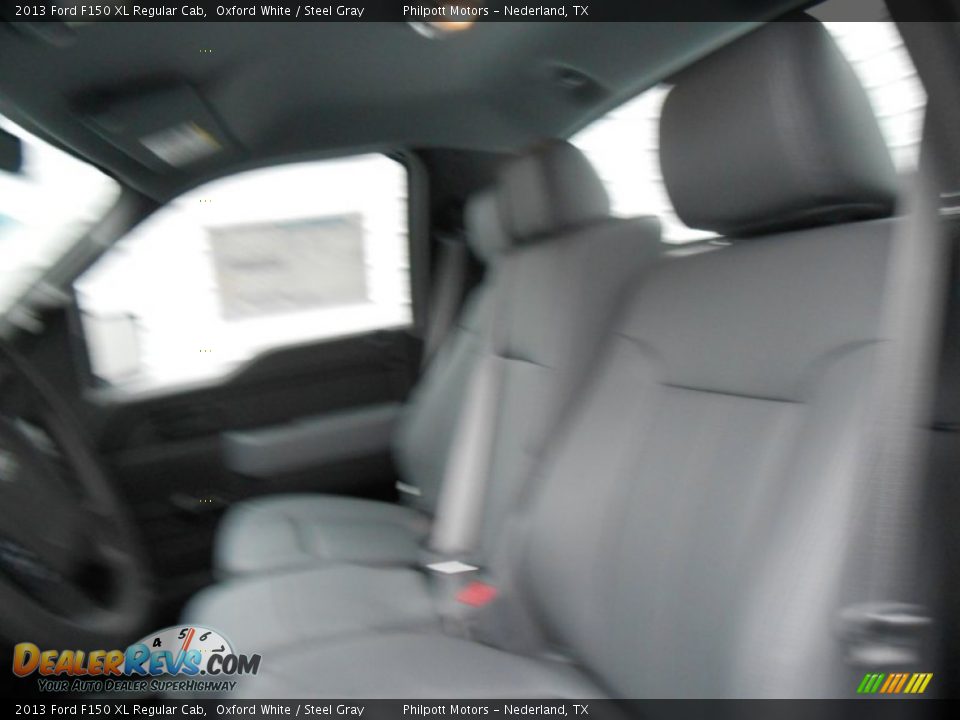 2013 Ford F150 XL Regular Cab Oxford White / Steel Gray Photo #19