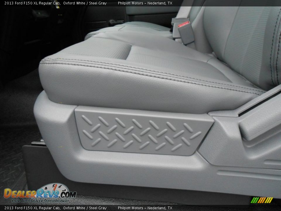 2013 Ford F150 XL Regular Cab Oxford White / Steel Gray Photo #21