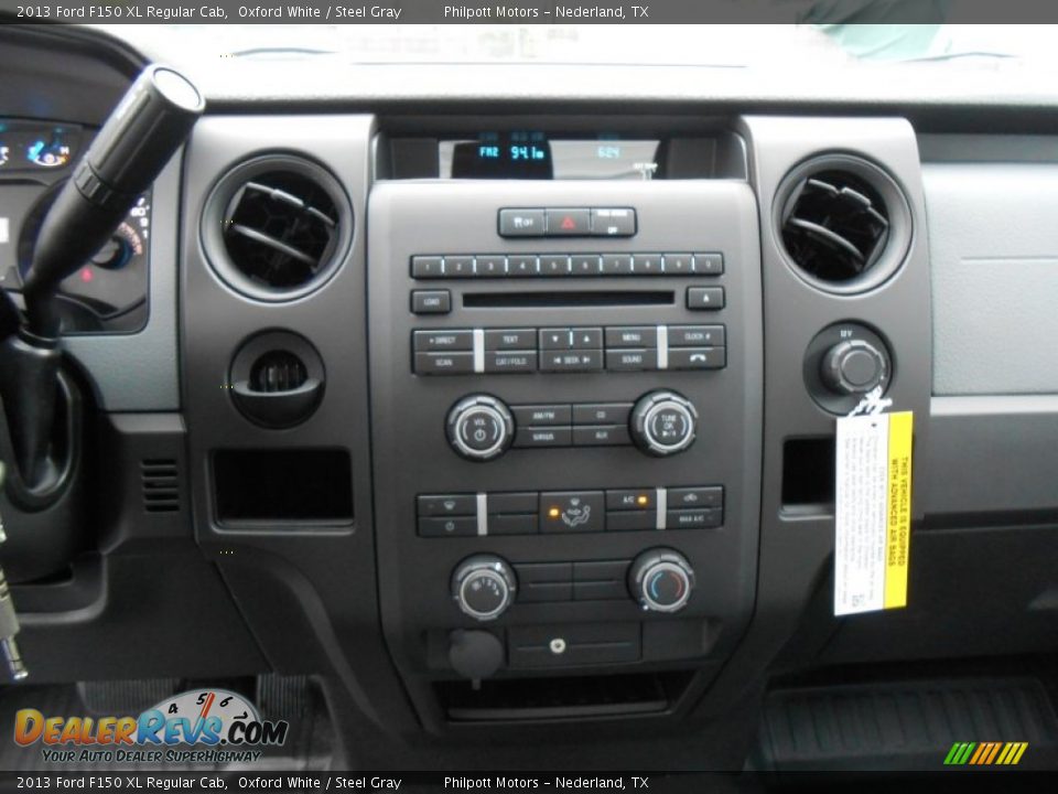 2013 Ford F150 XL Regular Cab Oxford White / Steel Gray Photo #24