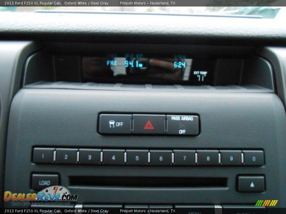 2013 Ford F150 XL Regular Cab Oxford White / Steel Gray Photo #25
