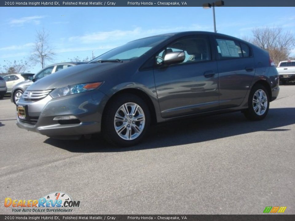 2010 Honda Insight Hybrid EX Polished Metal Metallic / Gray Photo #2