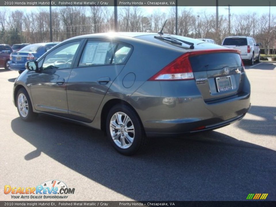 2010 Honda Insight Hybrid EX Polished Metal Metallic / Gray Photo #3