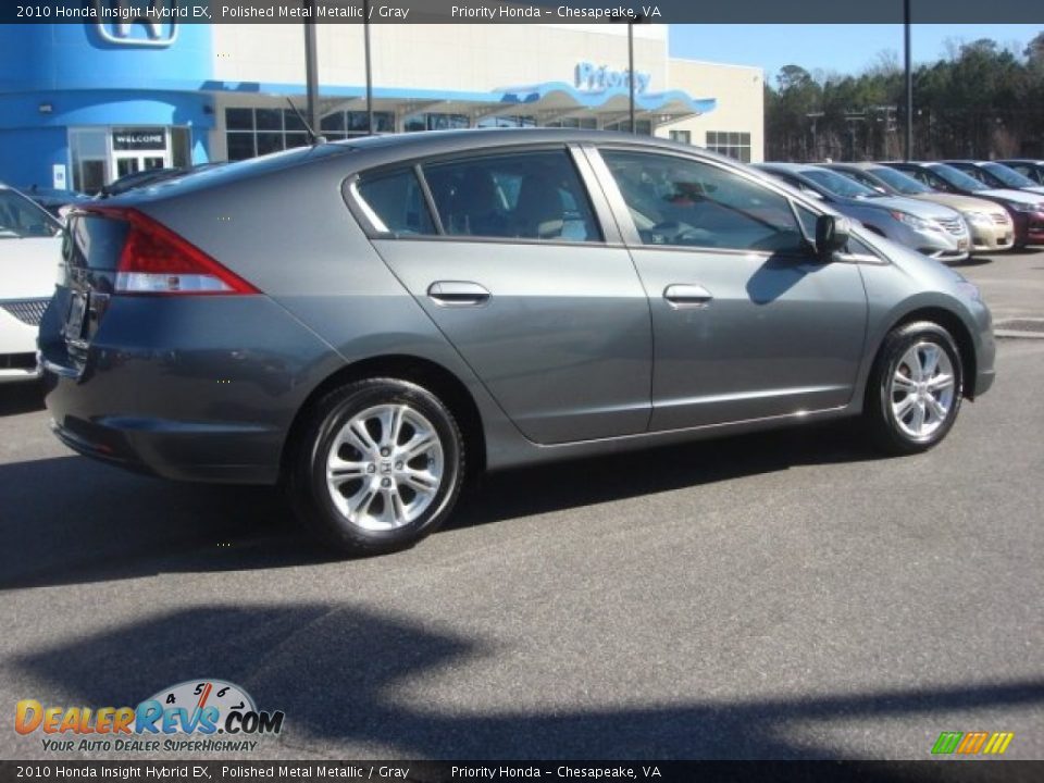 2010 Honda Insight Hybrid EX Polished Metal Metallic / Gray Photo #4