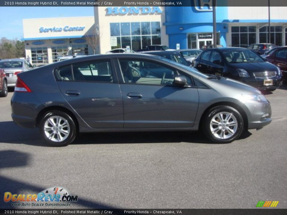 2010 Honda Insight Hybrid EX Polished Metal Metallic / Gray Photo #5