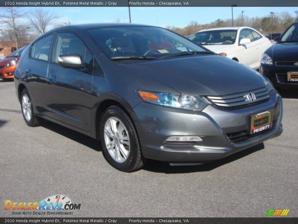 2010 Honda Insight Hybrid EX Polished Metal Metallic / Gray Photo #6