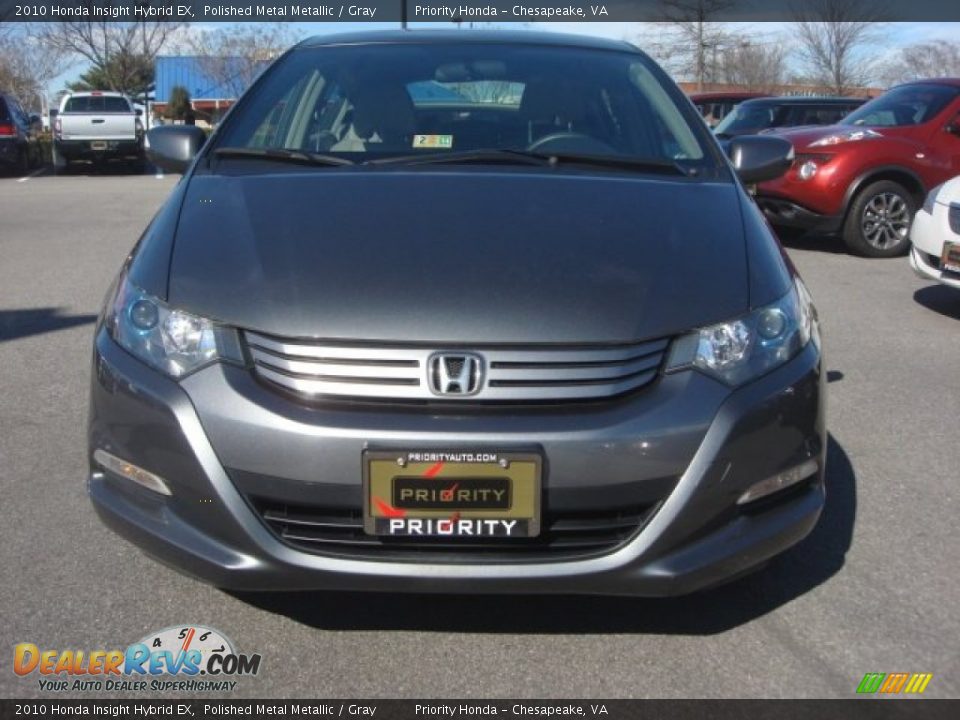 2010 Honda Insight Hybrid EX Polished Metal Metallic / Gray Photo #7