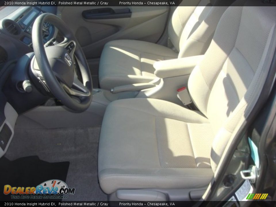 2010 Honda Insight Hybrid EX Polished Metal Metallic / Gray Photo #8