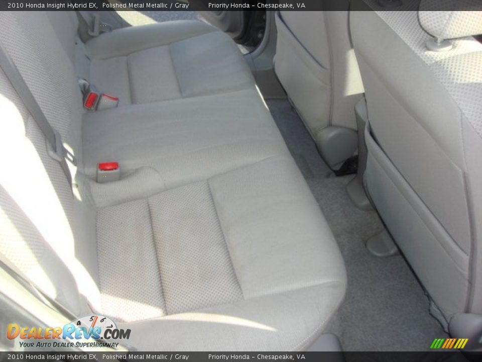 2010 Honda Insight Hybrid EX Polished Metal Metallic / Gray Photo #12