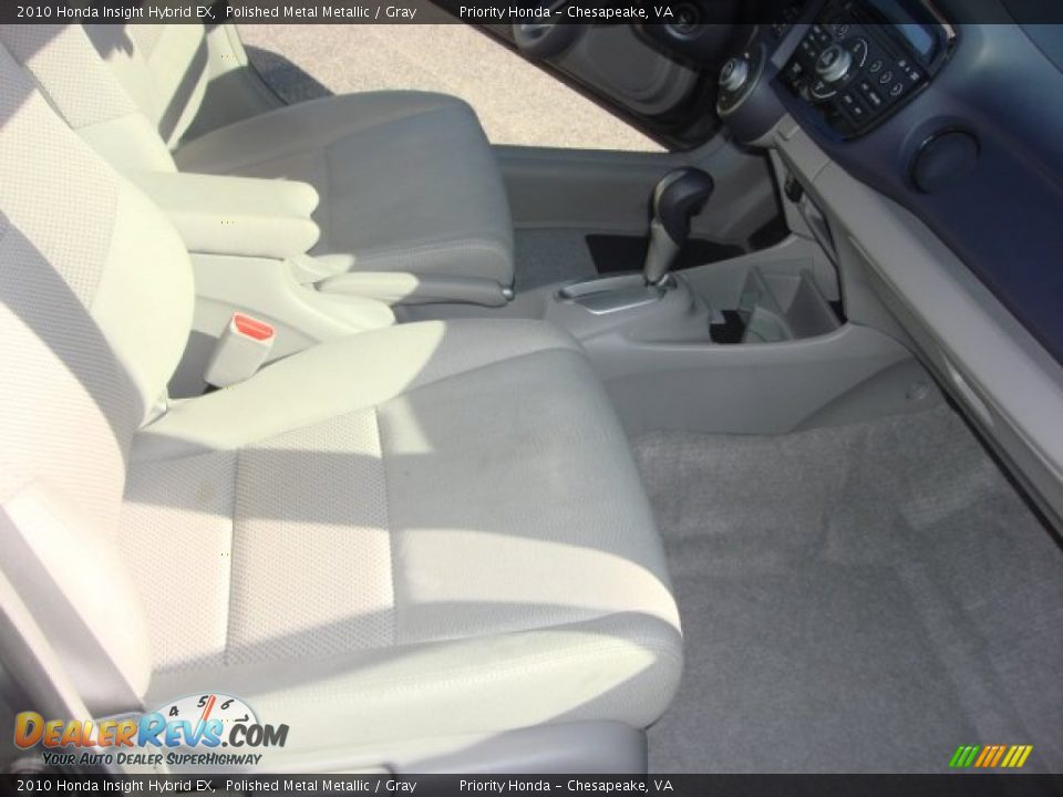 2010 Honda Insight Hybrid EX Polished Metal Metallic / Gray Photo #13