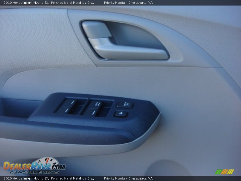 2010 Honda Insight Hybrid EX Polished Metal Metallic / Gray Photo #15