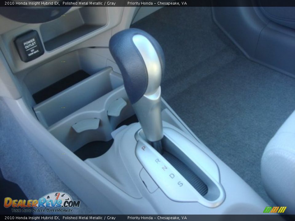 2010 Honda Insight Hybrid EX Polished Metal Metallic / Gray Photo #17