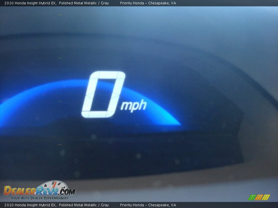 2010 Honda Insight Hybrid EX Polished Metal Metallic / Gray Photo #20