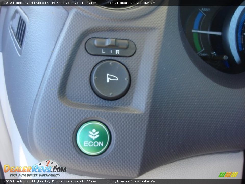 2010 Honda Insight Hybrid EX Polished Metal Metallic / Gray Photo #22
