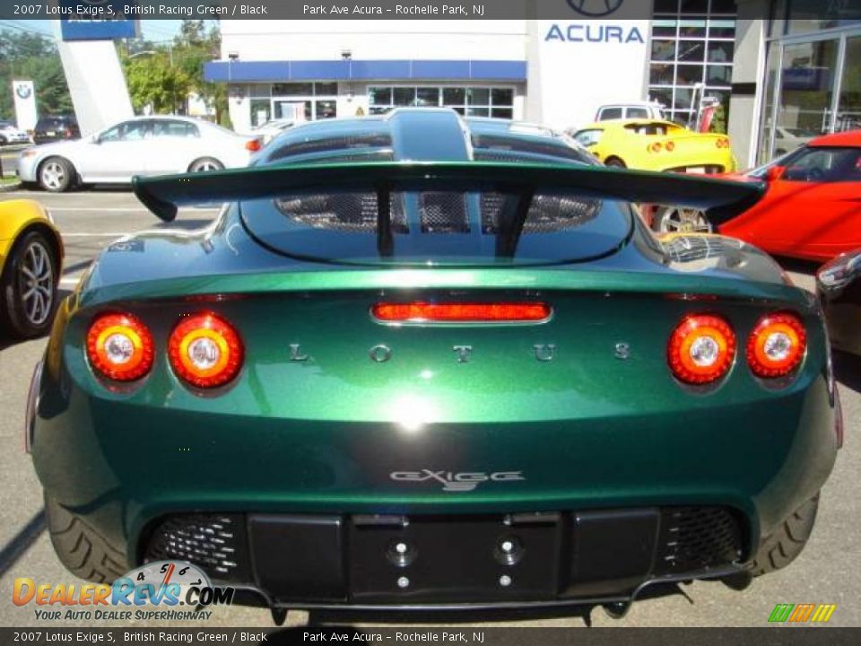 2007 Lotus Exige S British Racing Green / Black Photo #5