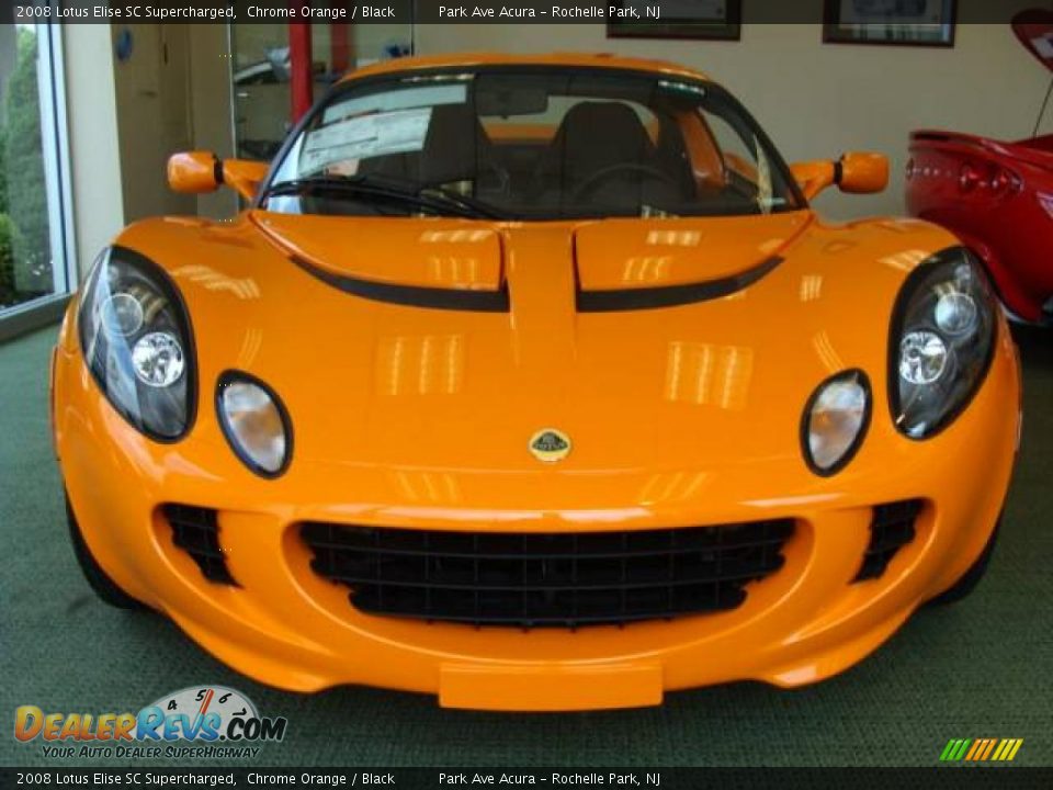 2008 Lotus Elise SC Supercharged Chrome Orange / Black Photo #2