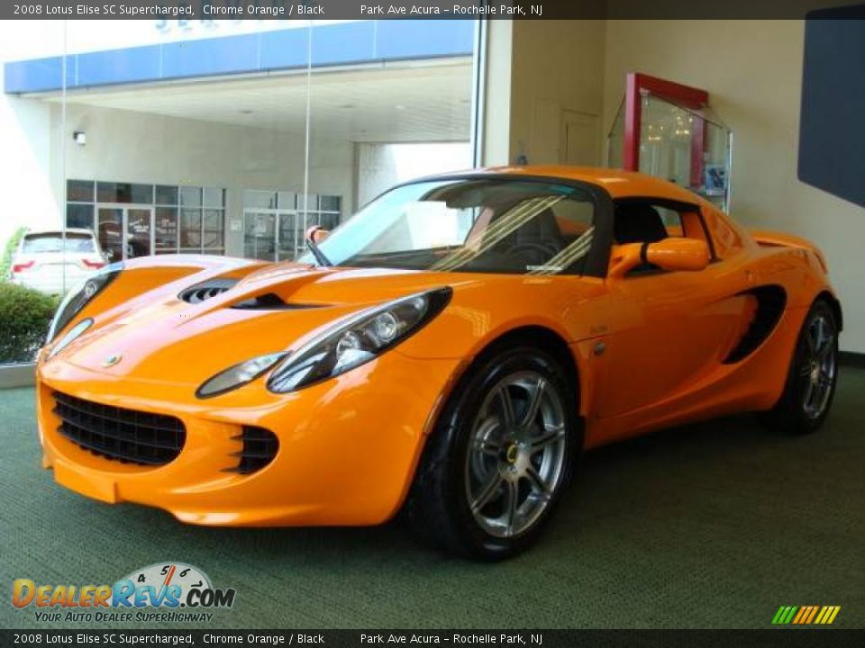 2008 Lotus Elise SC Supercharged Chrome Orange / Black Photo #3