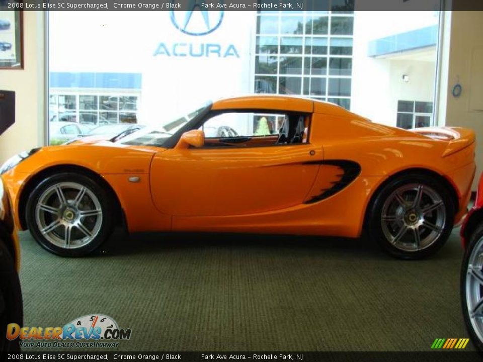 2008 Lotus Elise SC Supercharged Chrome Orange / Black Photo #4