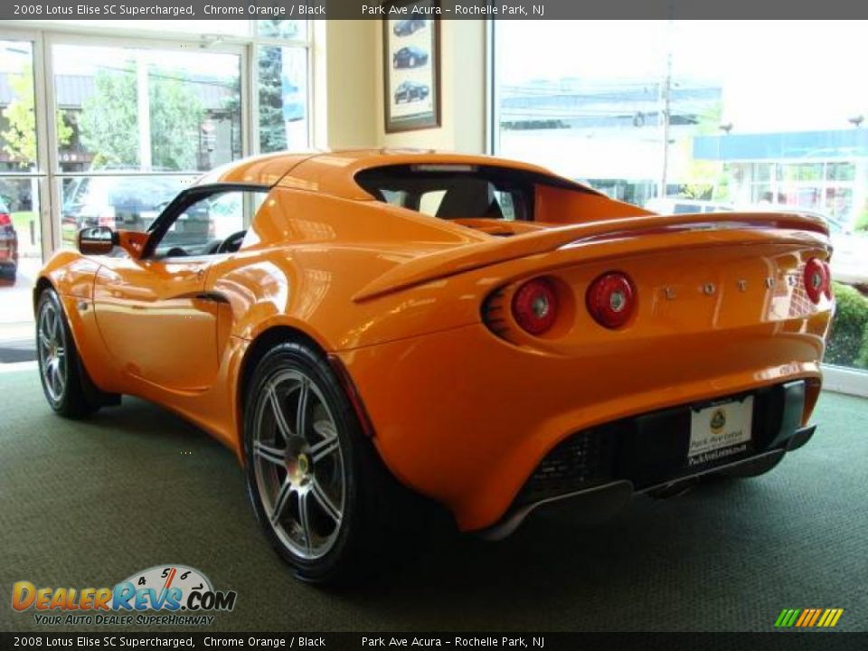 2008 Lotus Elise SC Supercharged Chrome Orange / Black Photo #5