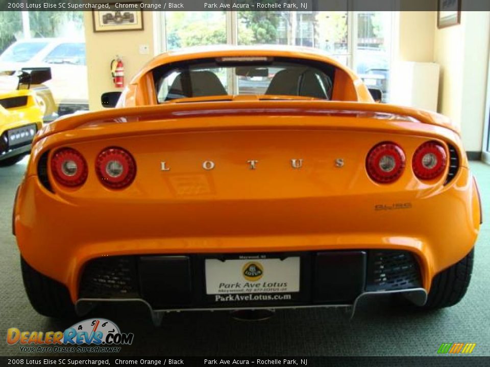 2008 Lotus Elise SC Supercharged Chrome Orange / Black Photo #6
