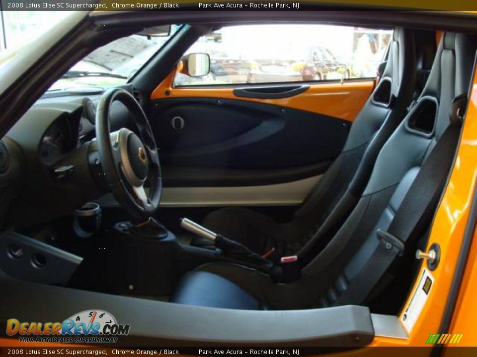Black Interior - 2008 Lotus Elise SC Supercharged Photo #9