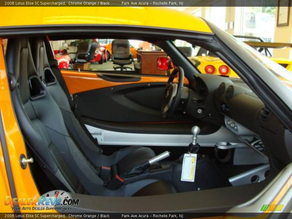 Black Interior - 2008 Lotus Elise SC Supercharged Photo #10