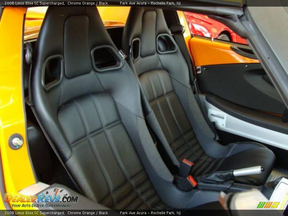 Black Interior - 2008 Lotus Elise SC Supercharged Photo #11