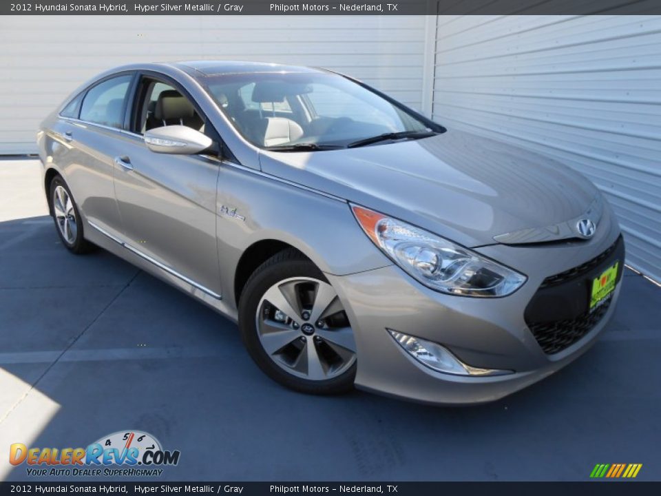 2012 Hyundai Sonata Hybrid Hyper Silver Metallic / Gray Photo #1