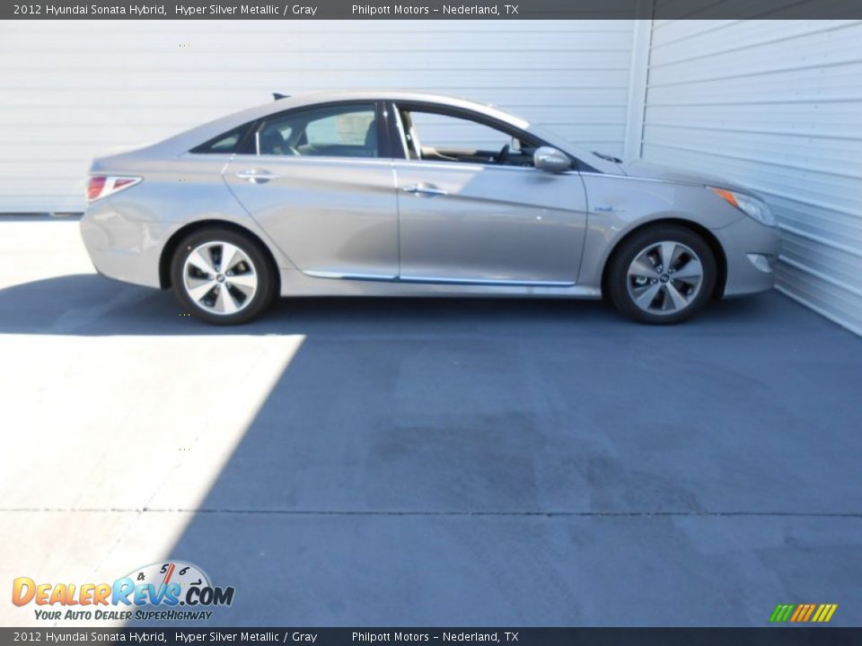 2012 Hyundai Sonata Hybrid Hyper Silver Metallic / Gray Photo #2