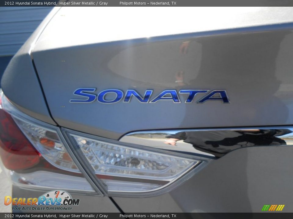 2012 Hyundai Sonata Hybrid Hyper Silver Metallic / Gray Photo #5