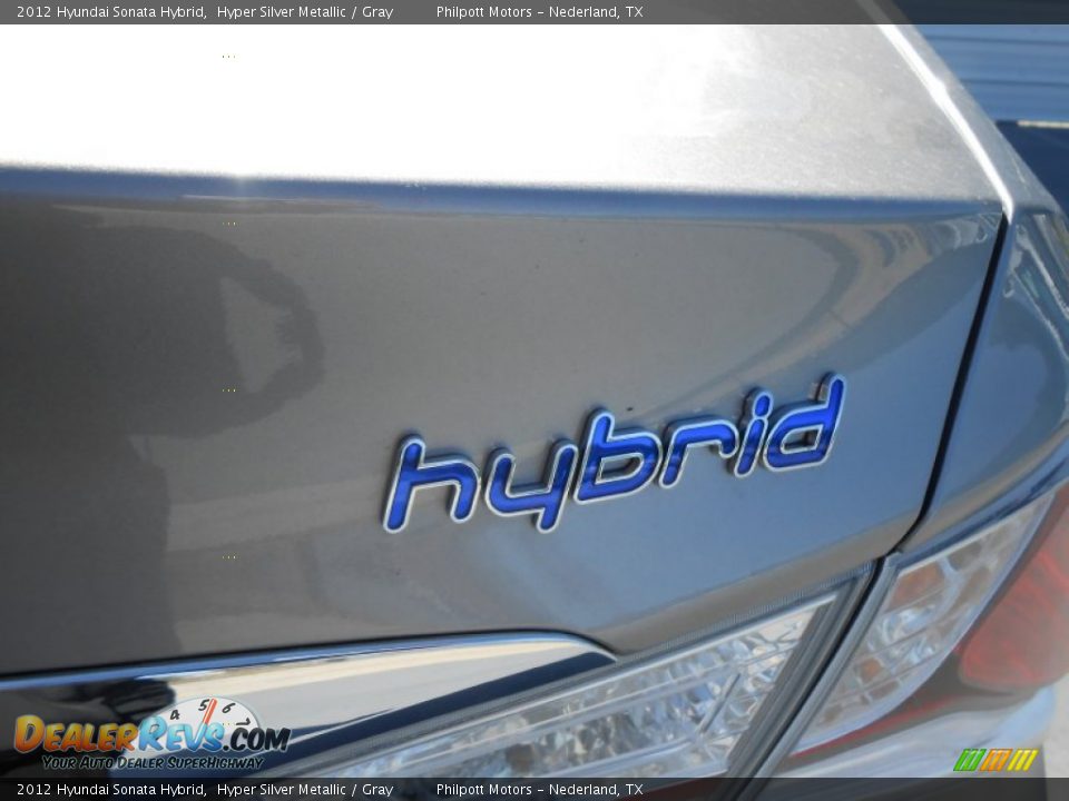2012 Hyundai Sonata Hybrid Hyper Silver Metallic / Gray Photo #6