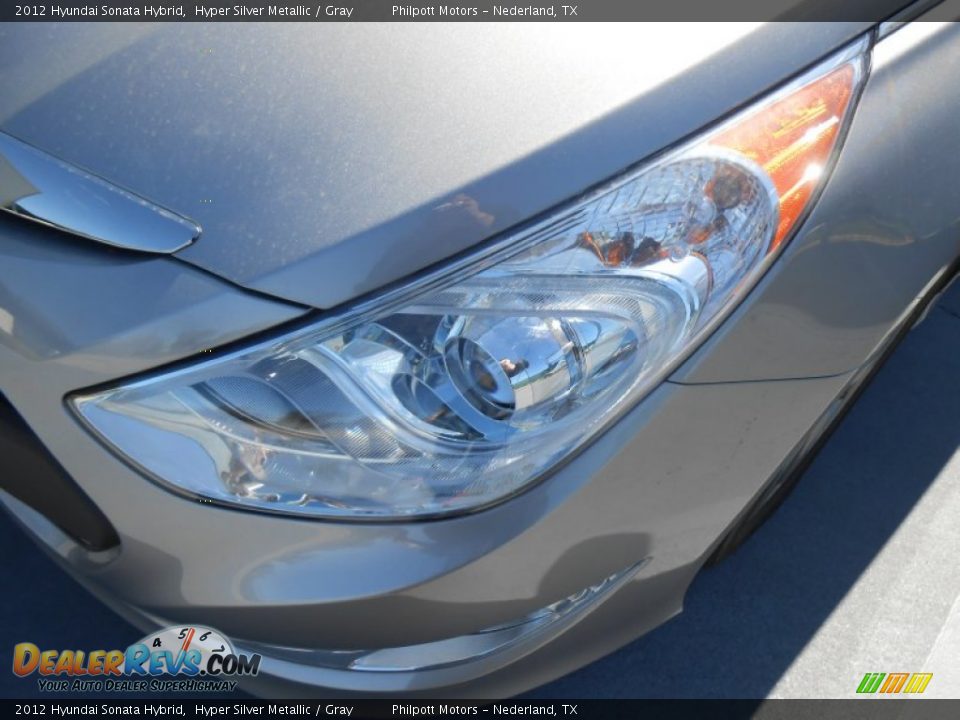 2012 Hyundai Sonata Hybrid Hyper Silver Metallic / Gray Photo #10