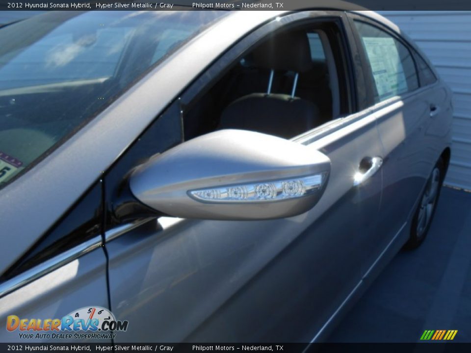 2012 Hyundai Sonata Hybrid Hyper Silver Metallic / Gray Photo #14