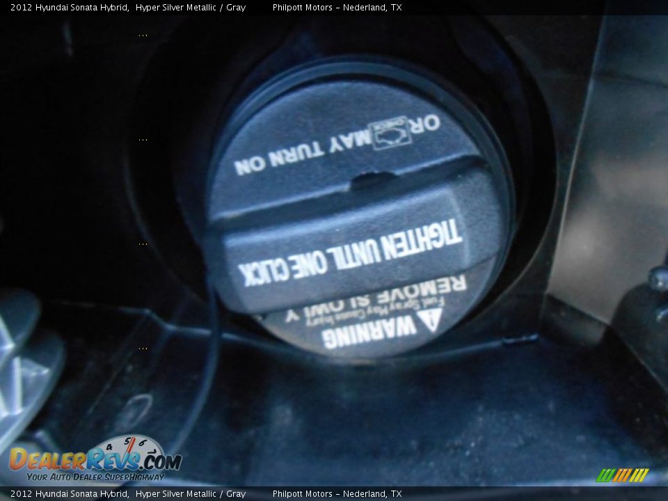 2012 Hyundai Sonata Hybrid Hyper Silver Metallic / Gray Photo #15