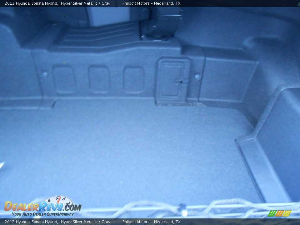 2012 Hyundai Sonata Hybrid Hyper Silver Metallic / Gray Photo #17