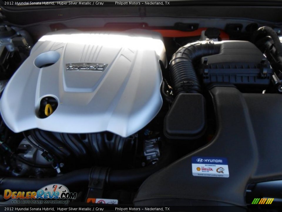 2012 Hyundai Sonata Hybrid Hyper Silver Metallic / Gray Photo #18