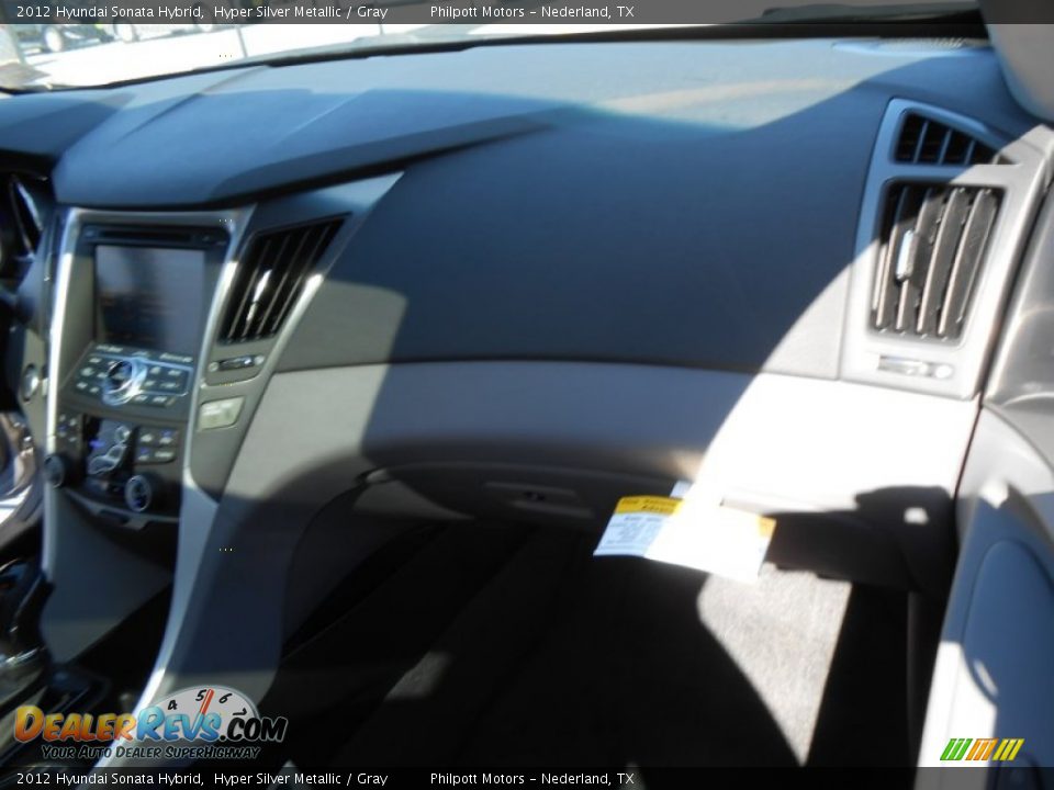 2012 Hyundai Sonata Hybrid Hyper Silver Metallic / Gray Photo #19