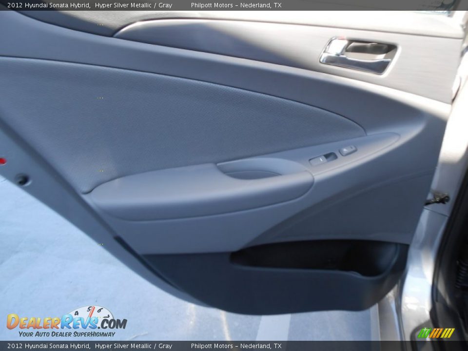 2012 Hyundai Sonata Hybrid Hyper Silver Metallic / Gray Photo #20