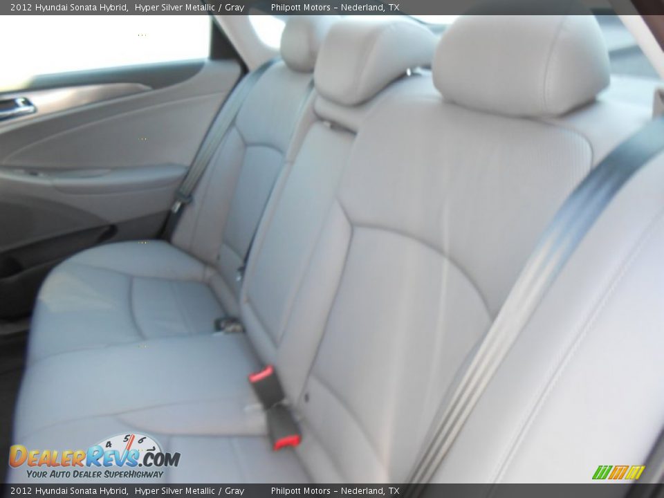 2012 Hyundai Sonata Hybrid Hyper Silver Metallic / Gray Photo #23