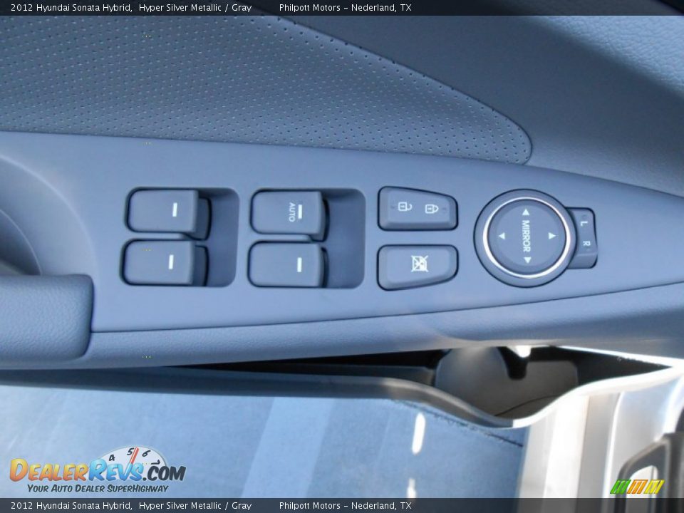 2012 Hyundai Sonata Hybrid Hyper Silver Metallic / Gray Photo #25