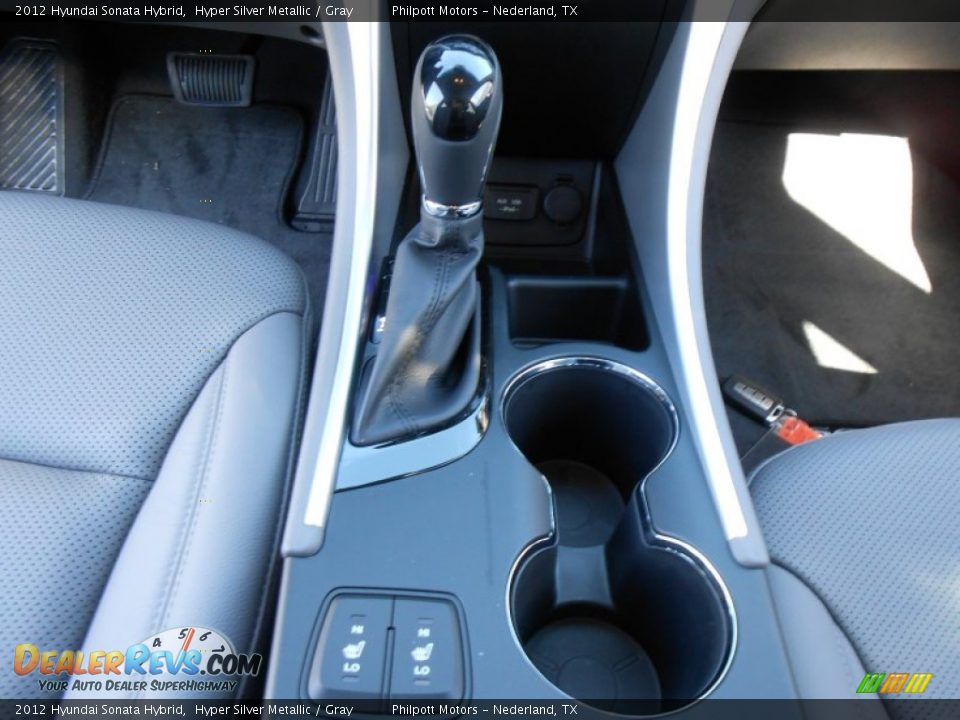 2012 Hyundai Sonata Hybrid Hyper Silver Metallic / Gray Photo #33